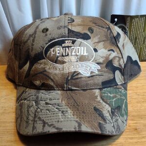 Pennzoil Outdoors Camo Snapback Hat - New